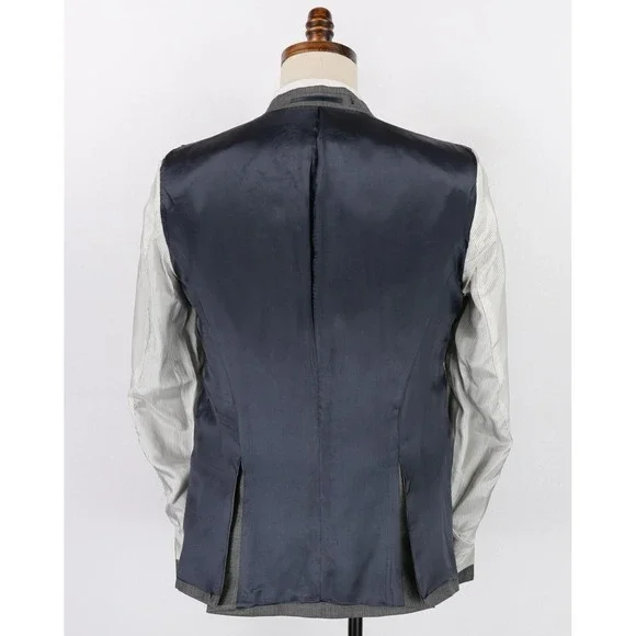 Acne Wall Street Jacket Size 38S Blazer Sport Coat Gray 100% Wool 2-Button
